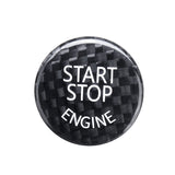 Dark Slate Gray Start Stop Engine Button Switch Carbon Cover For BMW E60 E90 E91 E92 E93 3 Series