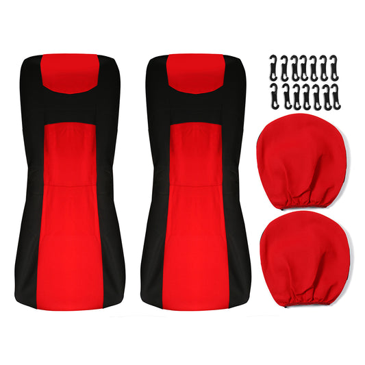 4PCS Front&Rear Car Seat Covers Full Seat Cover Cushion Protectors Universal - Auto GoShop