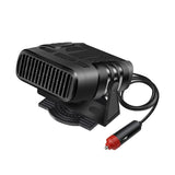 Dark Slate Gray 12V 24V 500W 360 Degree Portable Car Truck Air Heater Cooling Fan Windscreen Defogging
