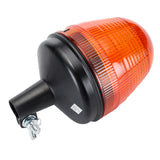 Dark Slate Gray 60 LED Rotating Flashing Light Amber Beacon DIN Pole Mount Tractor Warning Light Lamp 12/24V
