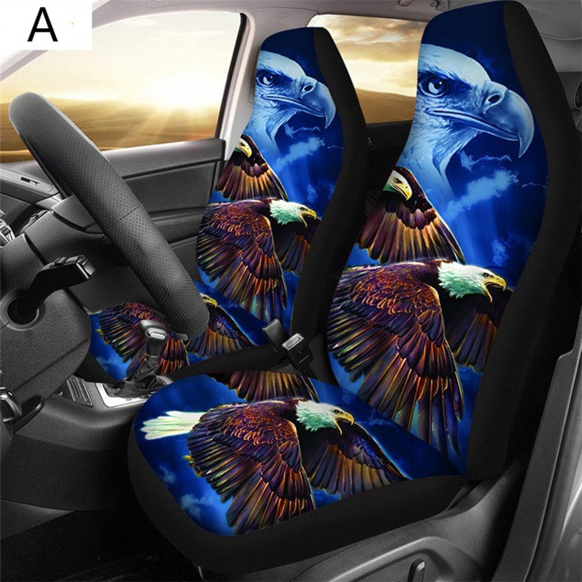 1/2Pcs Front Car Seat Cover Protector Vehicles SUV Interior Cushions Universal - Auto GoShop