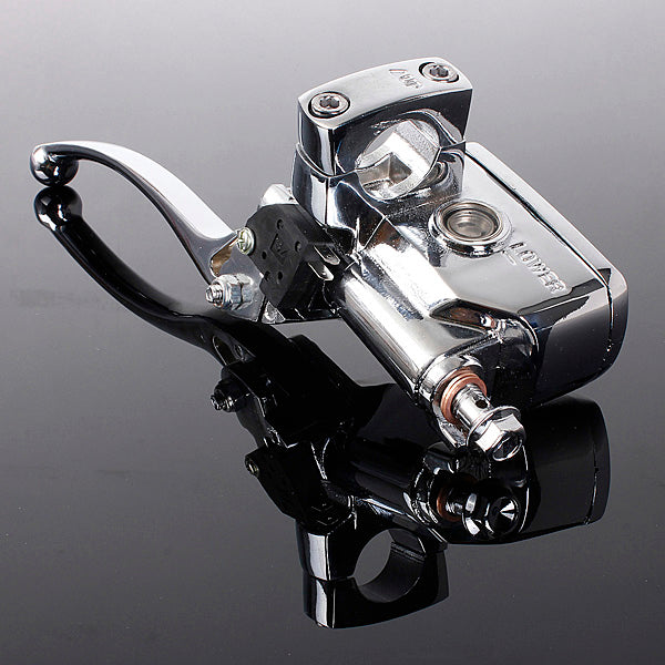 Black Motorcycle Hydraulic Headlebar Control Cylinder Master Clutch Lever
