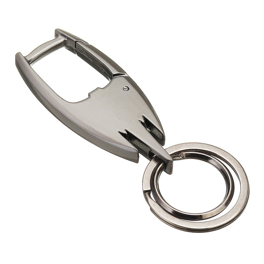 Gray Bat Keychain Men's Car Pendant Women's Circle Ring Keychain Cute Custom Metal