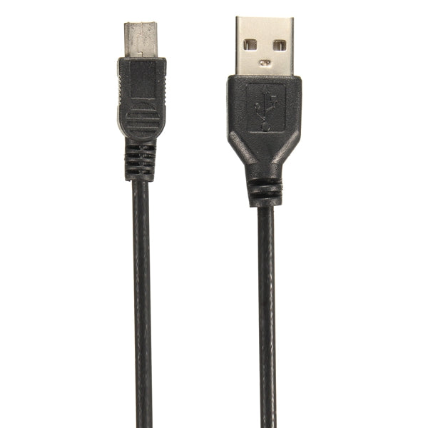 USB 2.0 A Male to Mini 5 Pin B Charging Cable Cord 75cm for DVR GPS PC Camera MP3 - Auto GoShop