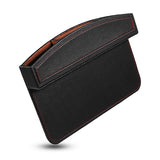 Universal Leather Car Seat Crevice Gap Storage Box Pocket Organizer Phone Holder - Auto GoShop