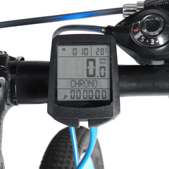 Light Slate Gray Wireless Waterproof Bicycle Bike Cycle Computer Speedometer Odometer Shockproof