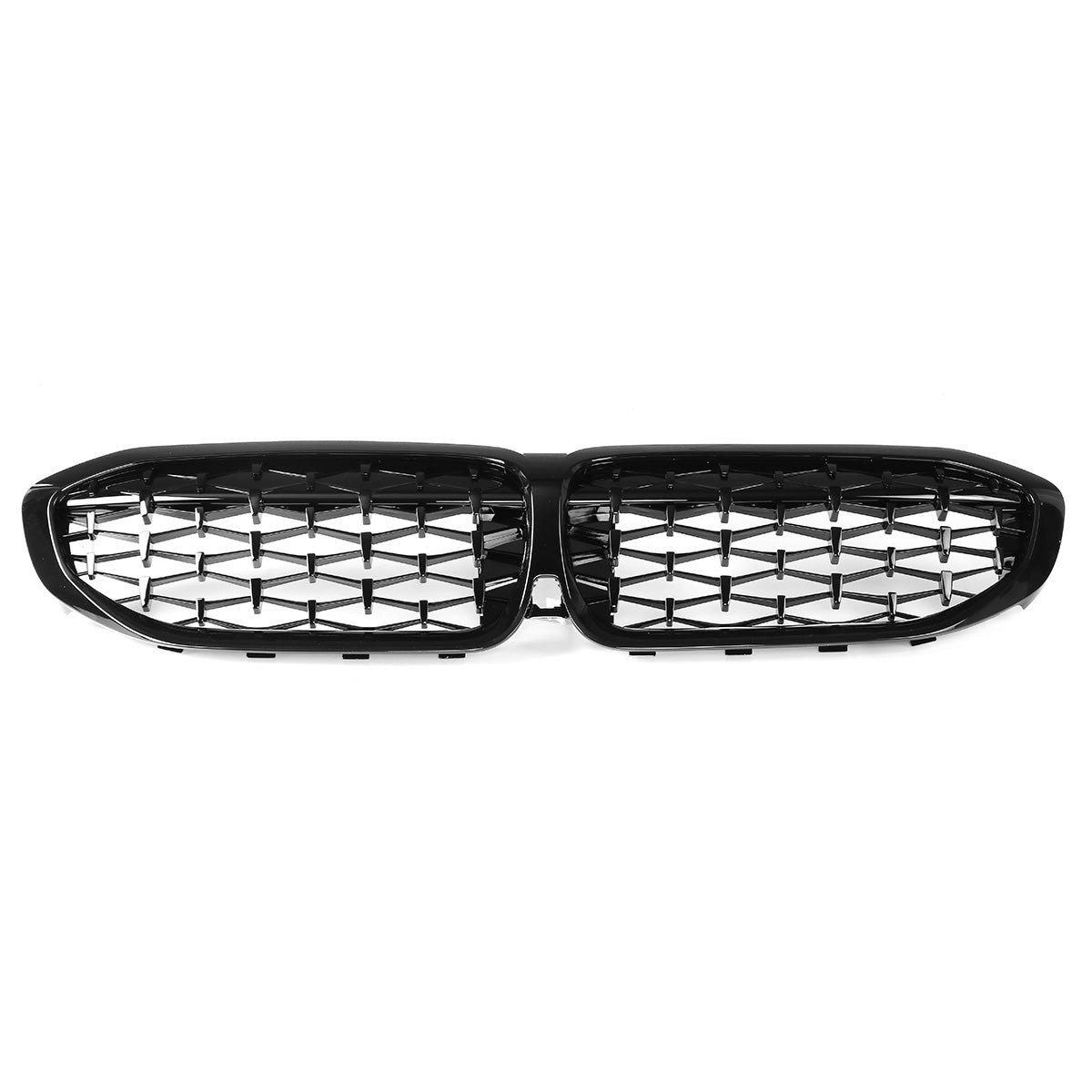 Black Meteor Style Car Grille Front Bumper for BMW 3 Series G20 G28 Sedan and Wagon