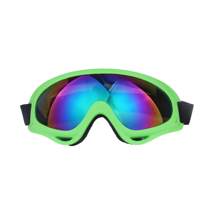 Light Green Upgrade X400 UV Tactical Motorcycle Bike Goggles Ski Skiing Skating Glasses Sunglasses