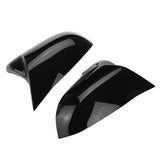 2PCS M Style Gloss Black Mirror Cover Cap Direct Replacement For Toyota Supra 2018-2020 - Auto GoShop
