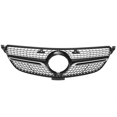 Dark Slate Gray Black Diamond Front Grille Grill For Mercedes Benz GLE Coupe W292 C292 GLE350 2015-18