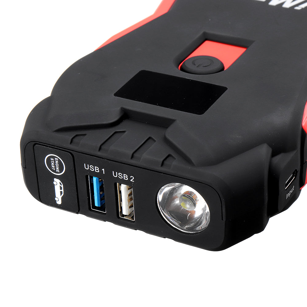 Dark Slate Gray iMars J02 Portable Car Jump Starter 1300A 16000mAh Powerbank Emergency Battery Booster with LED Flashlight USB Port