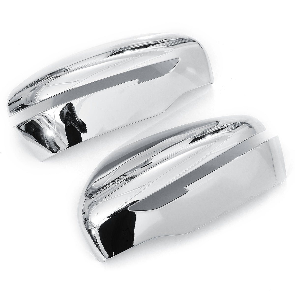 Pair Chrome Side Wing Mirror Cover Cap For Nissan Navara NP300 2015-Up - Auto GoShop