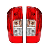 Red Car Rear Tail Light Red Left/Right with Bulb Wiring Harness for Nissan Navara NP300 D23 2015-2019