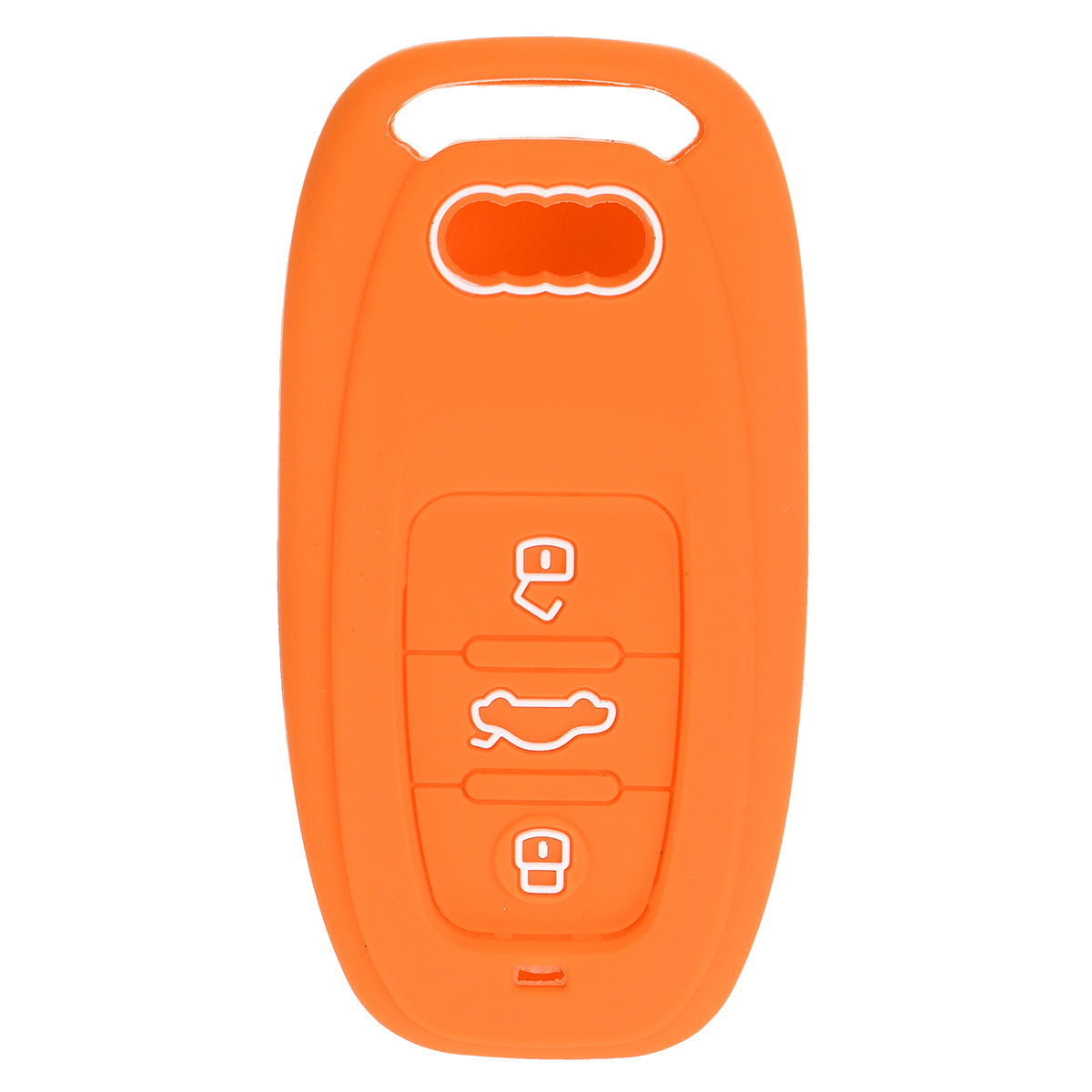 3 Buttons Silicone Remote Key Case Cover For Audi A3 A4 A5 A6 S4 S5 Q5 - Auto GoShop