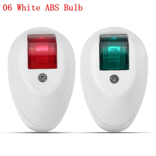 Dark Red Pair Green&Red Touring Navigation Light Marine Light LED Or Bulb For Car Boat Chandlery Boat Yacht