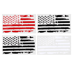 Firebrick 20X35 Inches USA Flag Car Hood Stickers Vinyl Auto Cover Truck Decals Universal