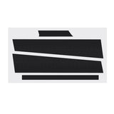 Black 3D 5D Carbon Fiber Style A/B/C Pillar Film Sticker Decals Trim For VW MK7 Golf 7