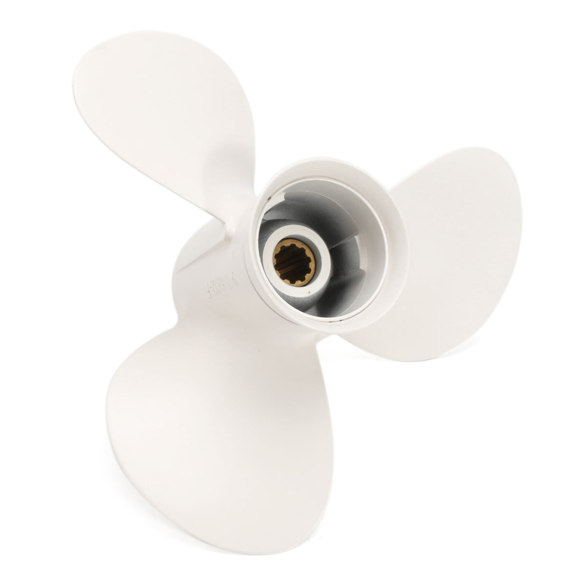 Antique White 20HP-30HP Aluminum Propeller 9 78 X10 1/2 F Outboard for Yamaha F30BEHDL(F30LEHA)