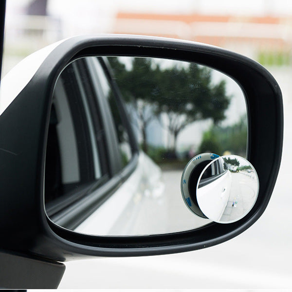 RUNDONG Car Mirror Blind Spot Mirror Wide Angle Round Convex 360 Degree for Parking Rear View Mrror - Auto GoShop