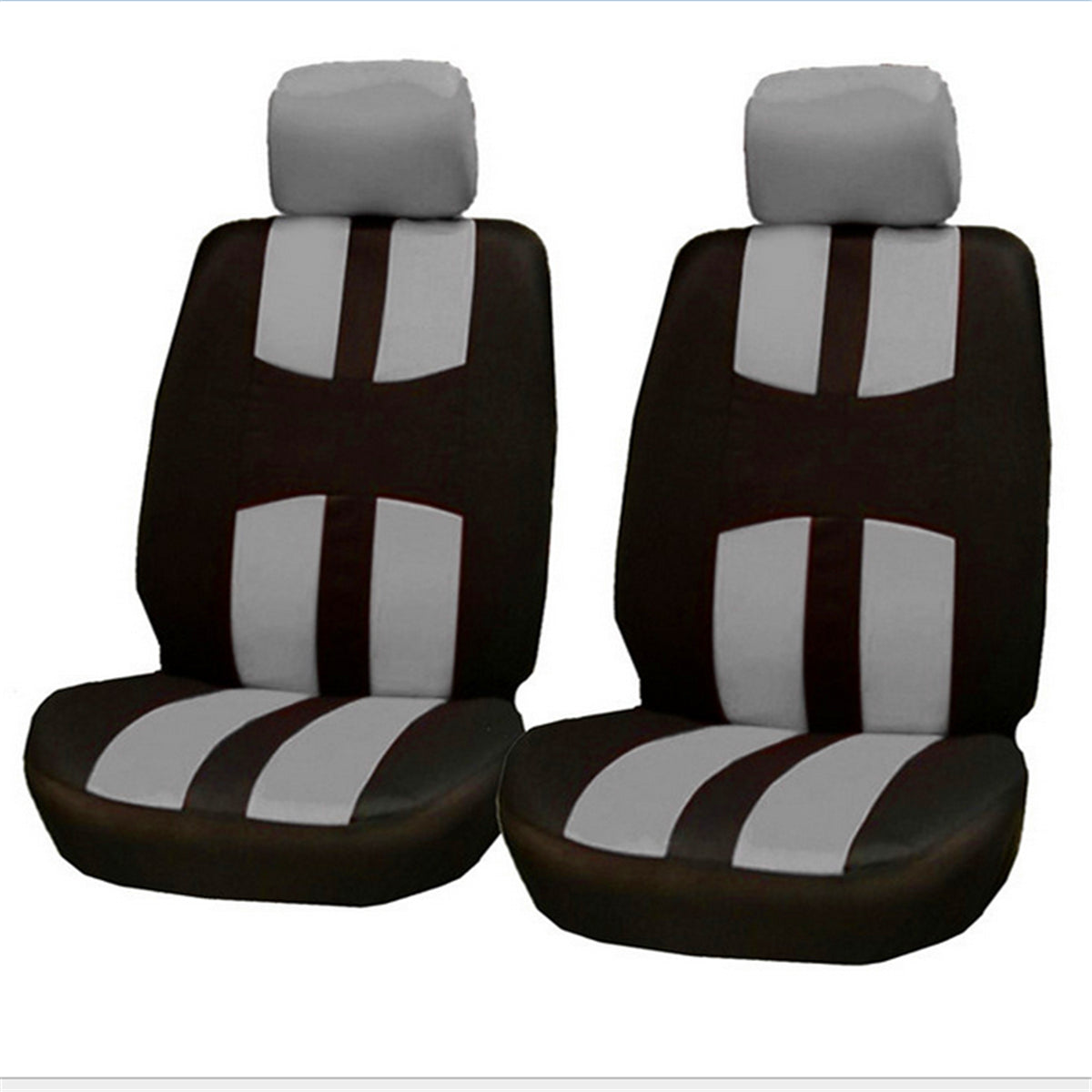 Full Set Car Seat Cover Polyester For Auto Truck SUV 2 Heads Breathable 3D Air Mesh Fabric - Auto GoShop