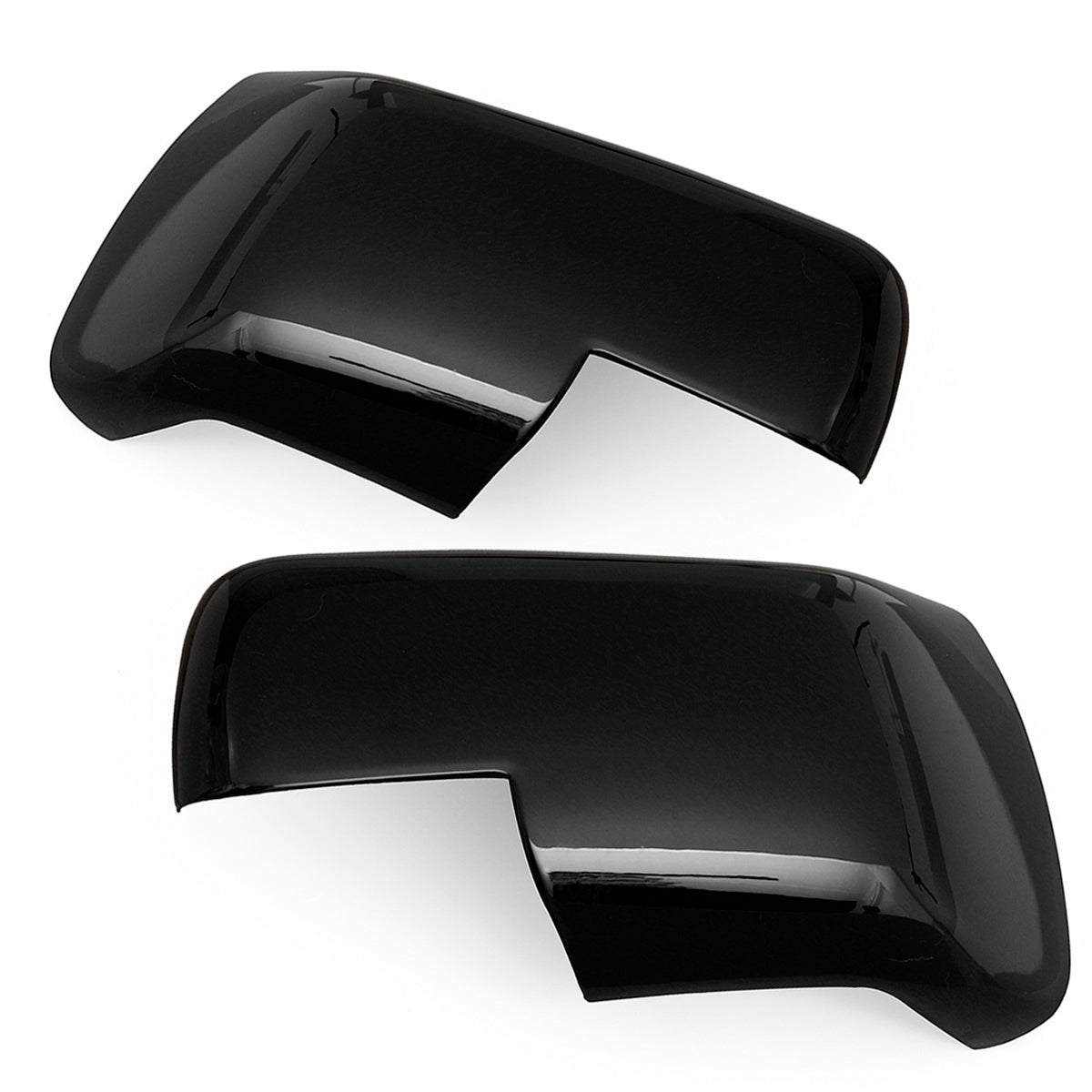 Pair Gloss Black Car Wing Side Mirror Cover For Land Rover Discovery 3 Freelander 2 Range Rover Sport - Auto GoShop