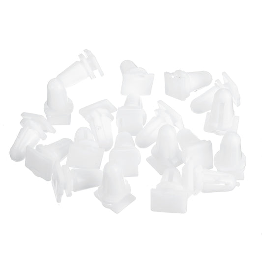 White Smoke 20PCS White Plastic Retainer Fasteners For BMW E30 E36 E39 E38 325xi 525i 750i 51471840961
