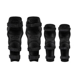 SULAITE 4Pcs Sets Motorcycle Elbow Knee Pad Protective Safety Gear Protector Guards Kit - Auto GoShop