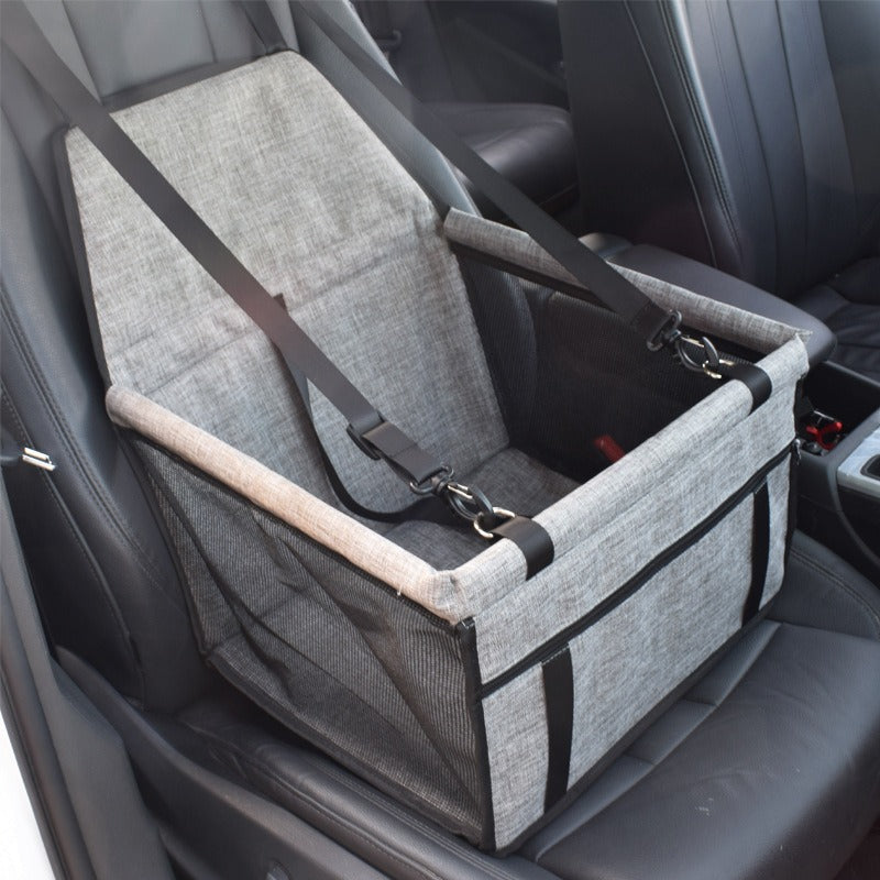 Waterproof Scratch Proof Dog Car Seat Basket Front Row Bag Pet Mat With Adjustable Straps - Auto GoShop