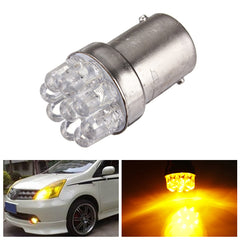 Gray Car 1156 Tail Brake Turn Signal 9 LED Bulb Lamp Light BA15S