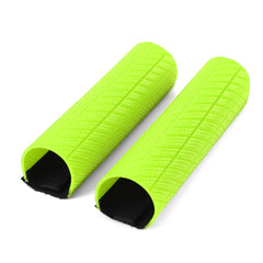 Green Yellow Motorcycle Front Fork Protector Shock Absorber Guard Wrap Cover Skin
