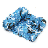 Steel Blue 4mX2m Camo Netting Camouflage Net for Car Cover Camping Woodland Military Hunting Shooting