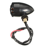 Dark Slate Gray 2pcs 12V Amber Motorcycle Turn Signal Indicator Lights Lamp For Harley