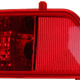 Firebrick Pair Rear Bumper Fog Light Lamp Cover Red Left Right for PEUGEOT 3008 2009-2015