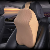 Car Seat Head Rest Pad Memory Foam Pillow Head Neck Rest Support Cushion - Auto GoShop