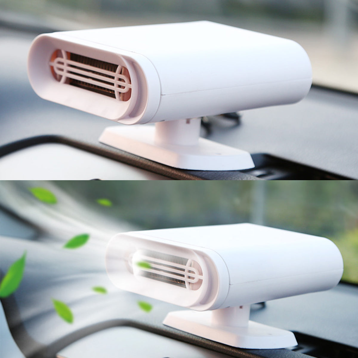 Lavender 12V 24V 2 in 1Air Purification Heater Auto Car Heater Cooling Fan Defrost Defogging