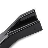 3 PCS Gloss Black Front Bumper Spoiler Lip Cover For Hyundai Elantra 2017-2018 - Auto GoShop
