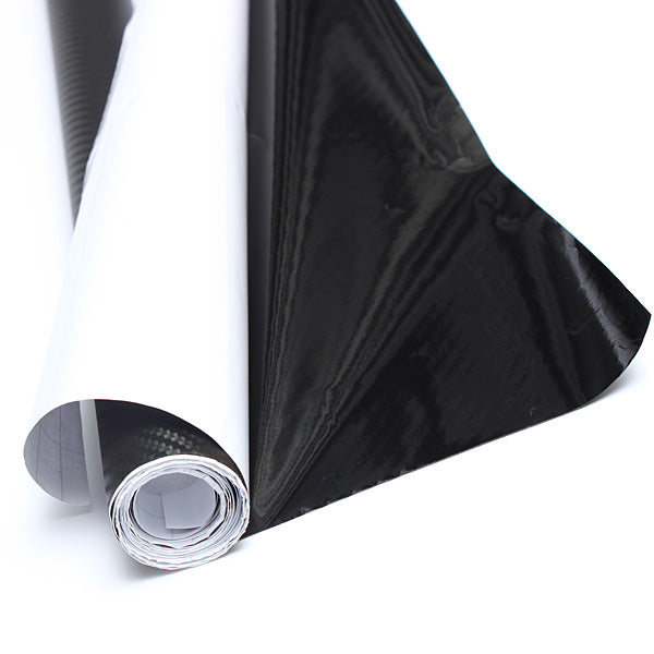 Dark Slate Gray 30X127cm 3D Carbon Fiber Vinyl Film Wrap Car Sticker Sheet DIY Waterproof Decal