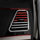 10Pcs 20Cm Universal Car Air Conditioner Outlet Decoration U Shape Interior Moulding Trim Strip Car Styling Accessories - Auto GoShop