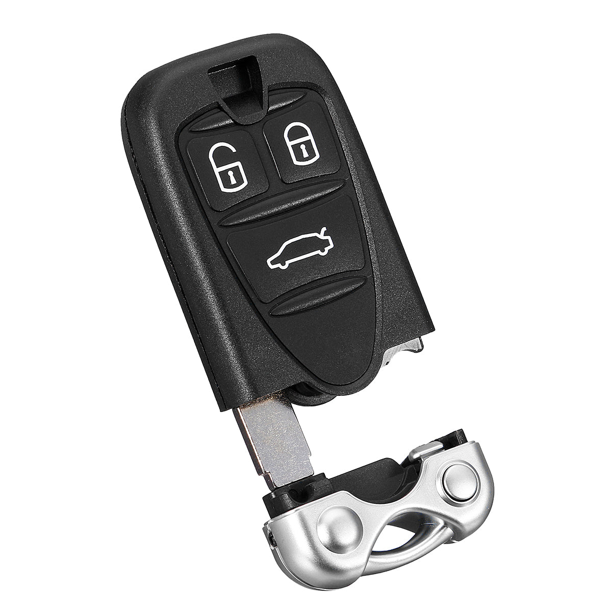 3 Buttons Remote Key Fob Case w/ CR2032 Battery For Alfa Romeo Brera/156/159/GT - Auto GoShop