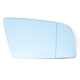 Right Side Blue Car Heated Side Mirror Glass For BMW 5 E60 E63 2004-2008 - Auto GoShop