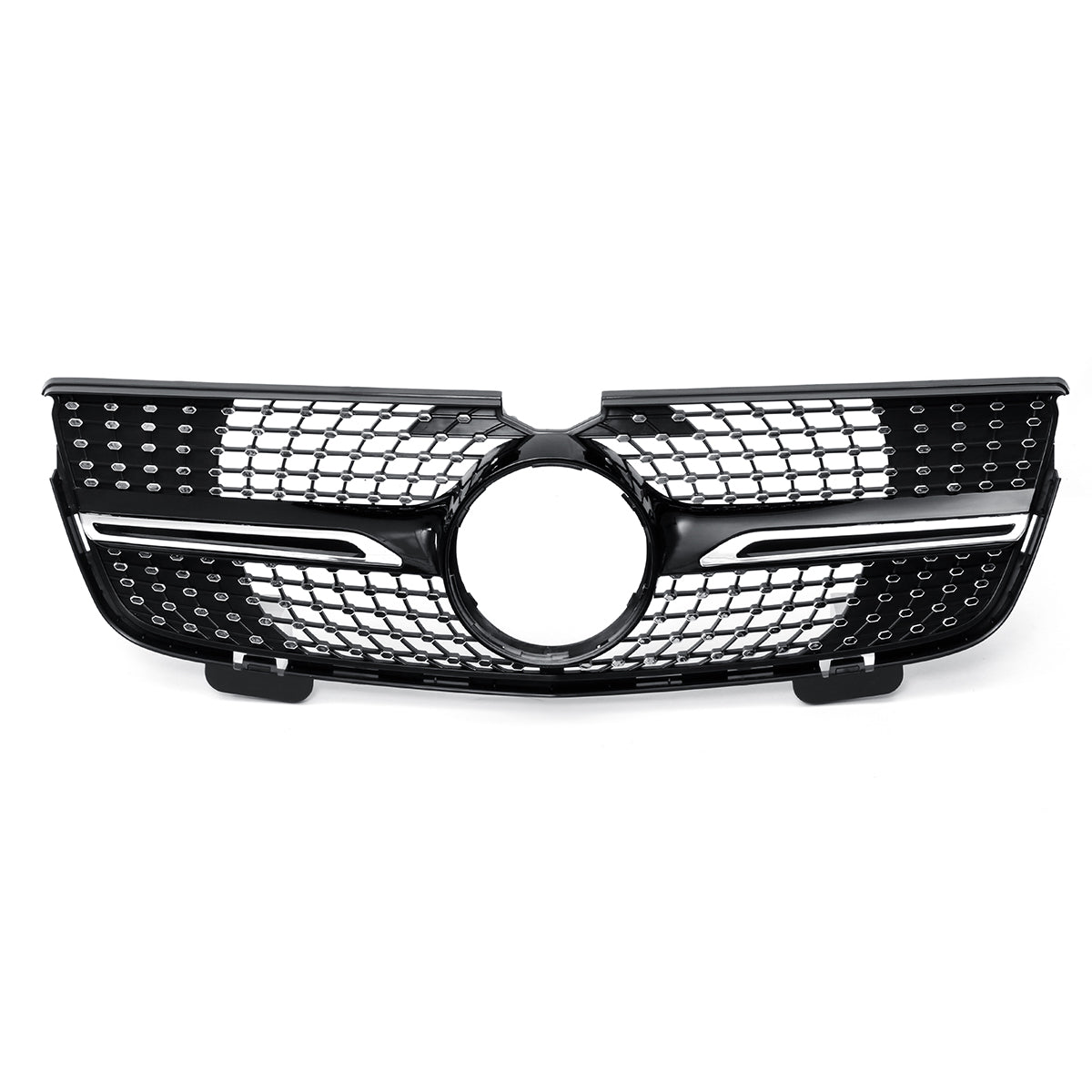 White Smoke Black Diamond Style Front Grille Grill For Mercedes-Benz GL-Class X164 GL320/350/450