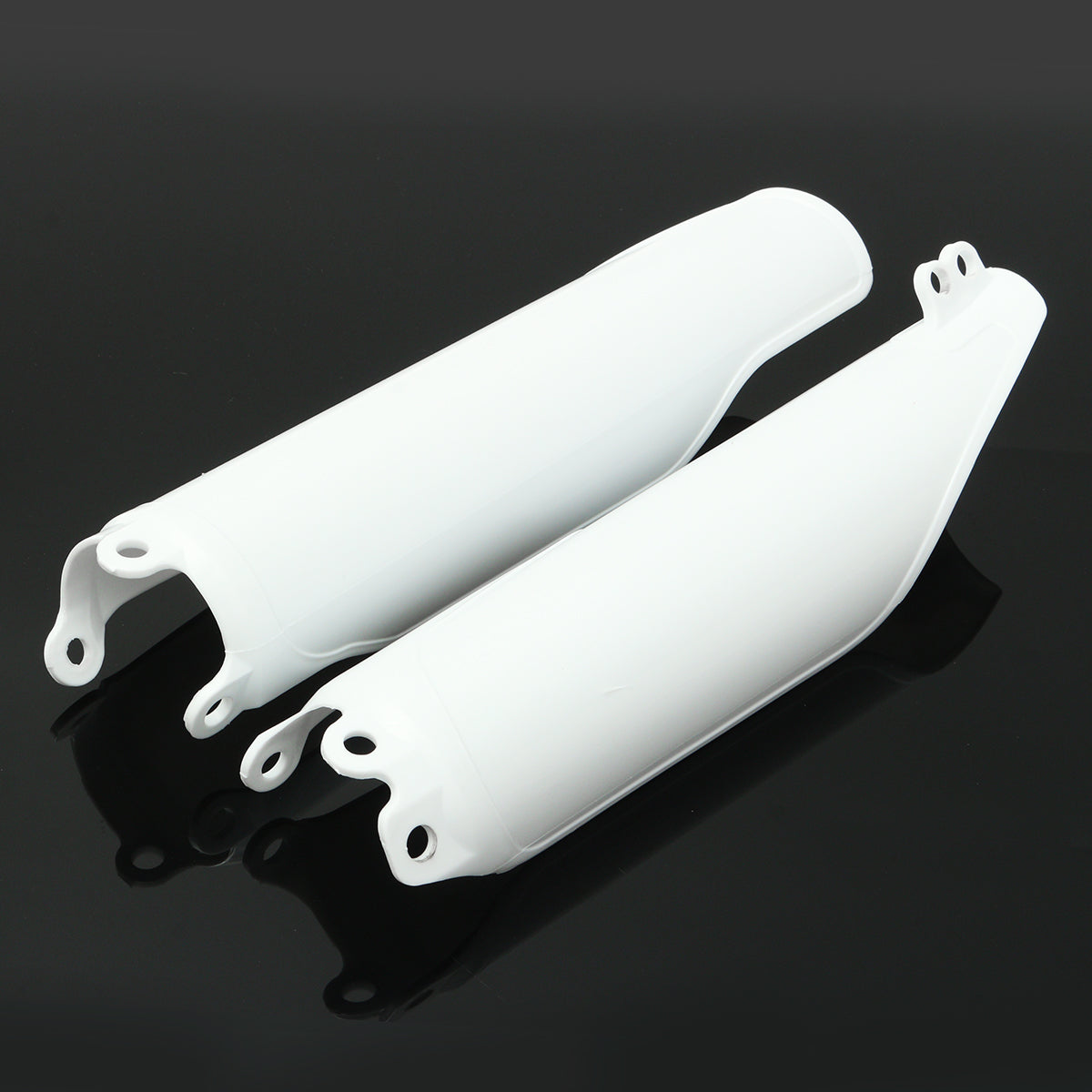 White Smoke Fork Guard Cover Plastic For Honda Crf250 Crf450 2004-2012 Crf250r Crf450r