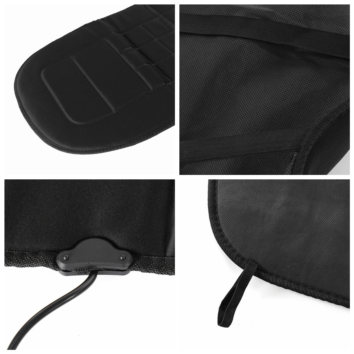Universal 12V Electric Car Front Seat Heating Cover Padded Thermal Cushion - Auto GoShop