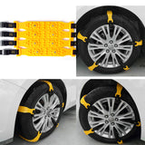 10PCS Car Snow Chain Thickened Tendon Vehicles Wheel Tyre Anti-skid TPU Chains - Auto GoShop