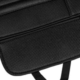 Black 138X49cm PU Leather Car Rear Seat Covers Universal Seat Protector Seat Cushion Pad Mat