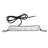 White Smoke Universal 12SMD LED License Plate Lights Tail Lamp 6000K Xenon White 12V