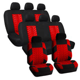 14pcs 8 Seater Car Seat Cover Protector Cushion Front Back Full Set Universal - Auto GoShop