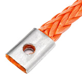 100ft 10mm Synthetic Winch Rope Hawse Hook Dyneema Road Self Recovery Rigging - Auto GoShop