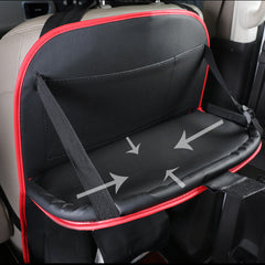 Car Leather Storage Back Seat Multi-Pocket Organizer Folding Holder Pocket Sack - Auto GoShop