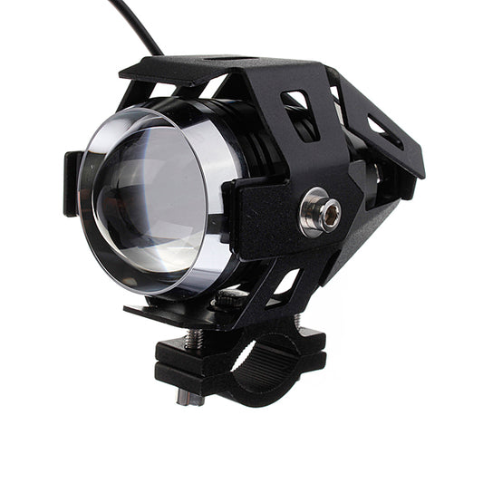 Black 2pcs U5 Motorcycle LED Headlight 3000LM Waterproof Hi/Lo High Power Spot Lightt